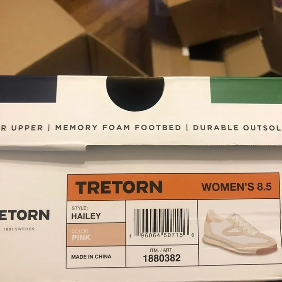 Tretorn White and Cream Athletic Shoes - Picture 8 of 8